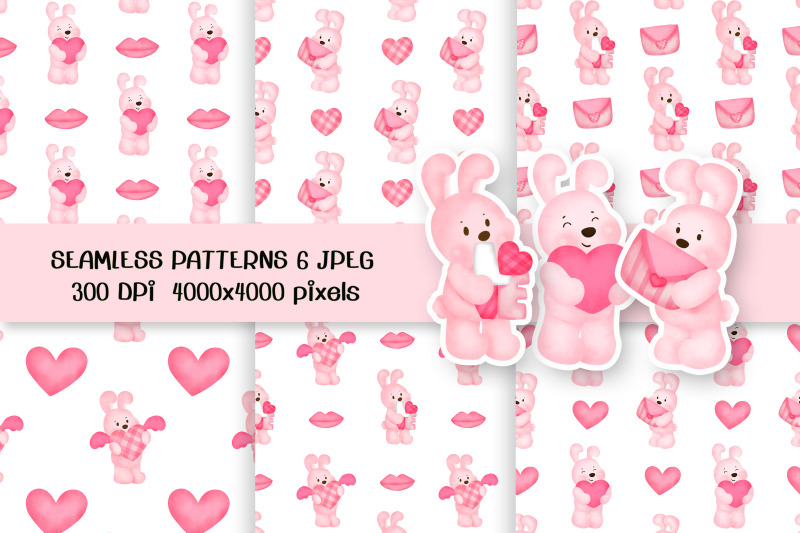 rabbit-valentine-039-s-day-seamless-pattern