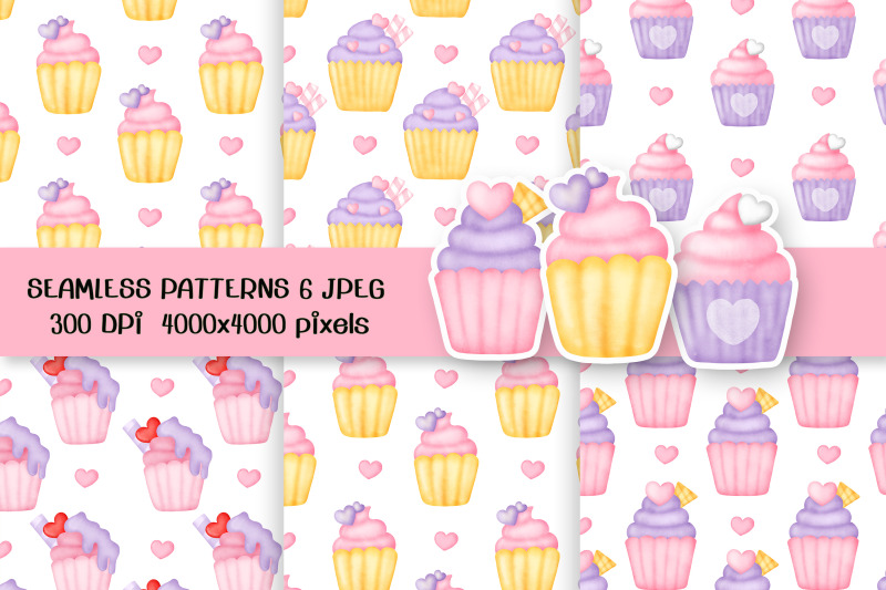 valentine-039-s-day-cupcake-seamless-pattern