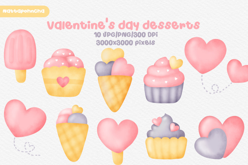 valentine-039-s-day-desserts-clipart