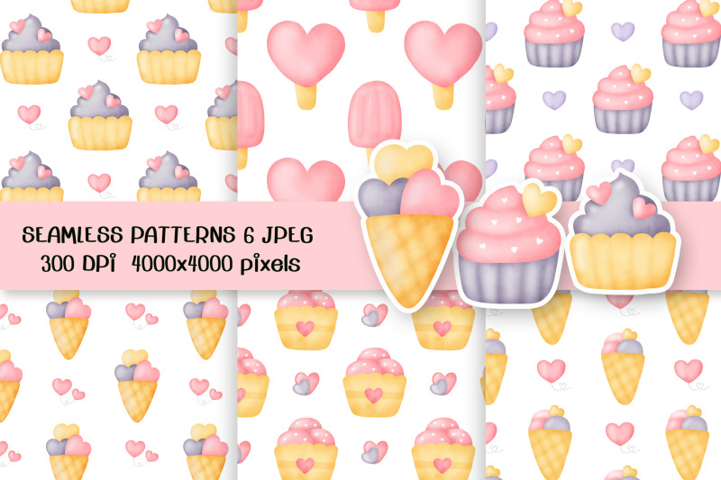 valentine-039-s-day-dessert-seamless-pattern