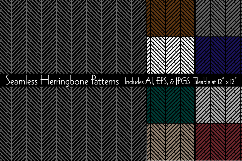seamless-herringbone-vector-patterns