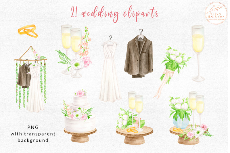 watercolor-wedding-day-clipart-set-wedding-arch-dress-flowers-png