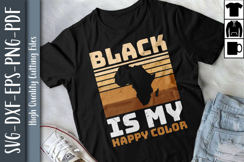 funny-gift-black-is-my-happy-color