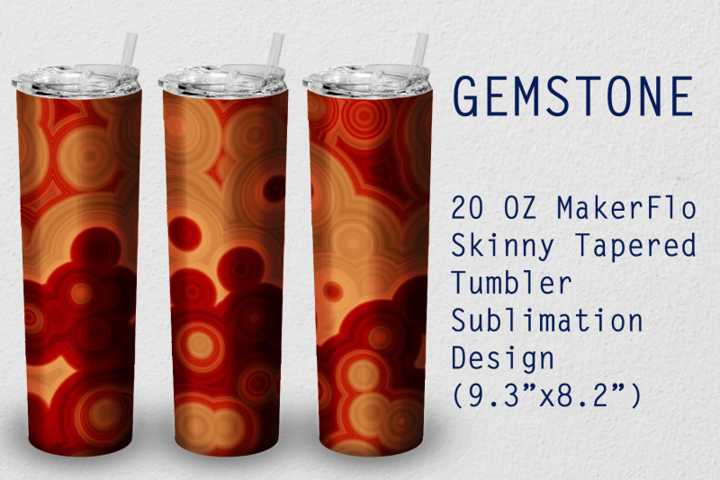 tumbler-tapered-20-oz-sublimation-gem-stone-wrap-design