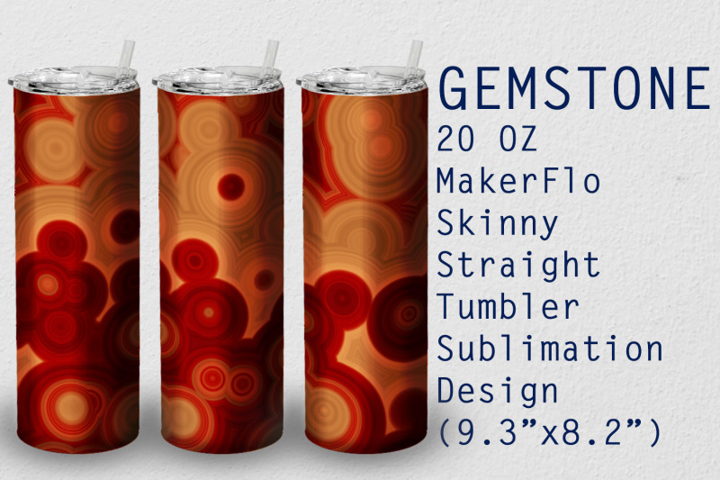 tumbler-straight-20-oz-sublimation-gem-stone-wrap-design