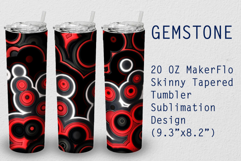 tumbler-tapered-20-oz-sublimation-gem-stone-wrap-design