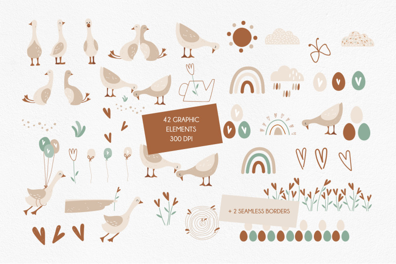 goose-love-nursery-collection-geese-seamless-patterns-kids-design