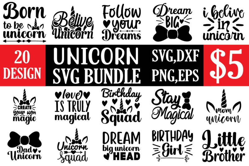 unicorn-svg-bundle