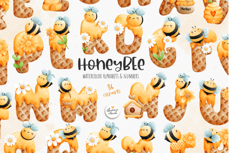 honeybee-alphabets-and-numbers