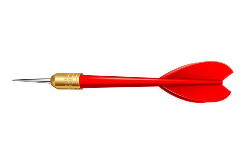 dart-red-arrow-isolated-vector