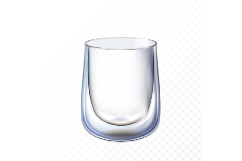 double-glass-cup-empty-vector