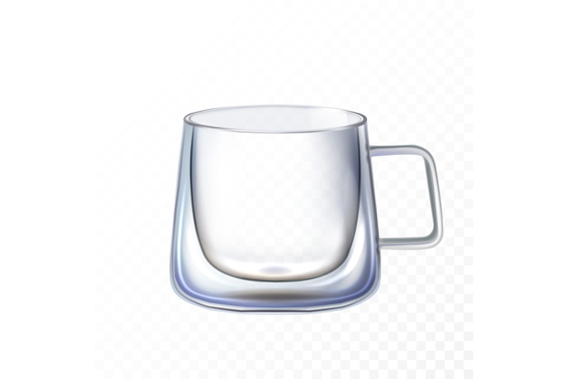 double-glass-cup-transparent-vector