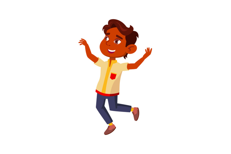 happy-kid-boy-dancing-and-walking-outdoor-vector