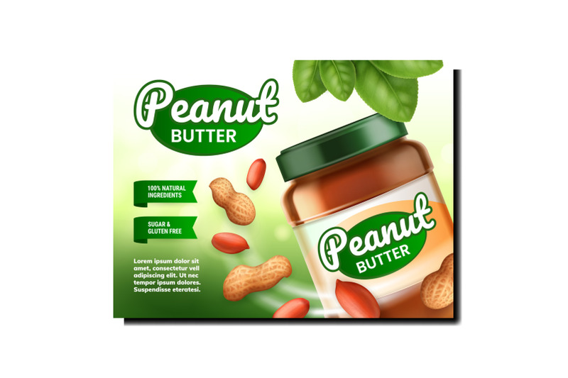 peanut-butter-creative-promotional-banner-vector