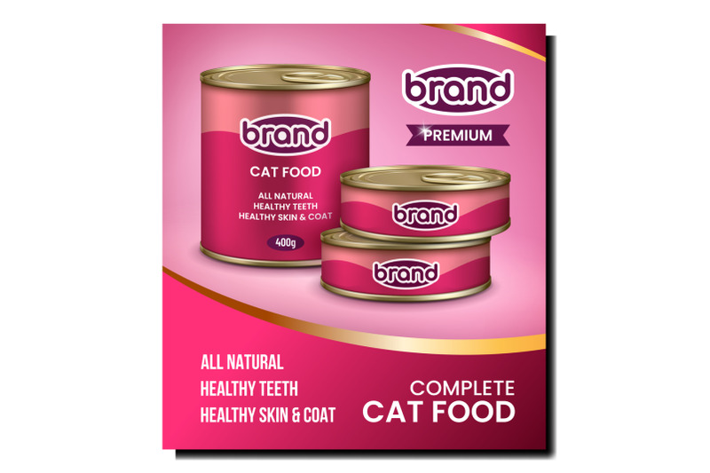 cat-food-blank-metallic-jar-promo-banner-vector