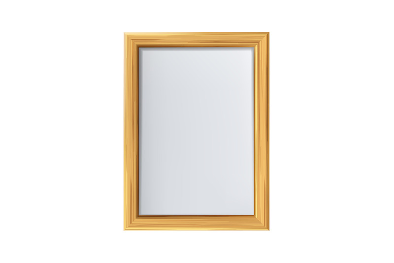 poster-blank-wooden-frame-hanging-on-wall-vector