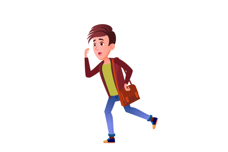 teen-boy-late-and-running-at-school-lesson-vector