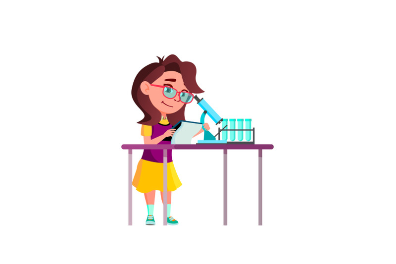 school-kid-girl-scientist-vector