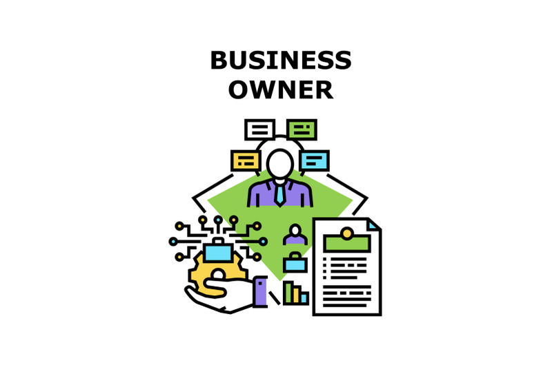 business-owner-vector-concept-color-illustration