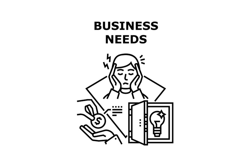 business-needs-icon-vector-illustration