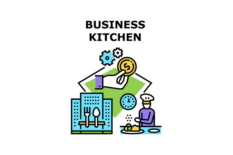 business-kitchen-icon-vector-illustration