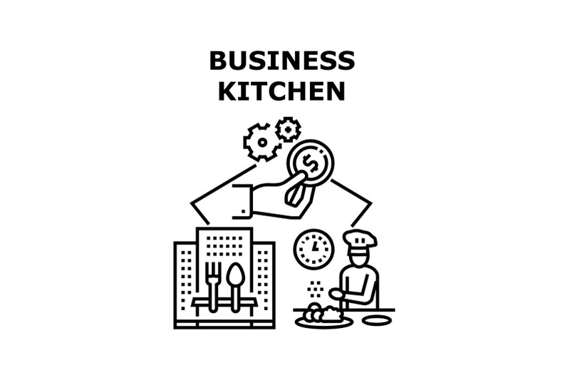 business-kitchen-icon-vector-illustration