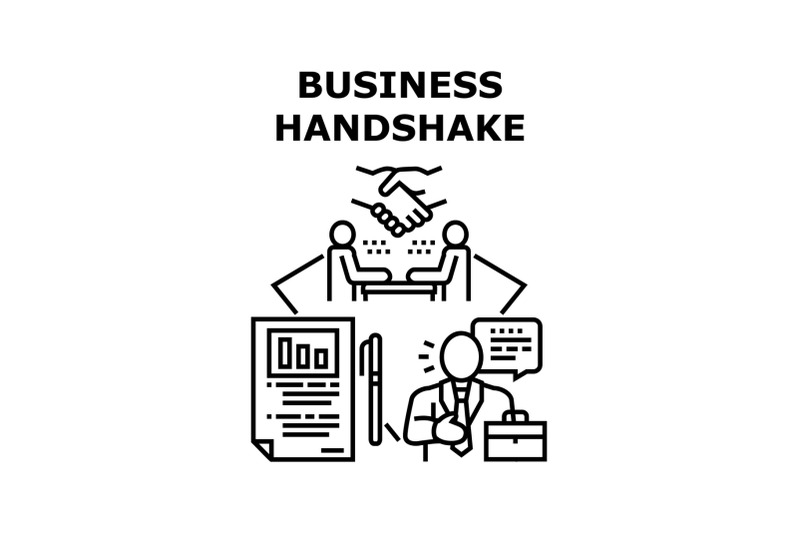 business-handshake-icon-vector-illustration