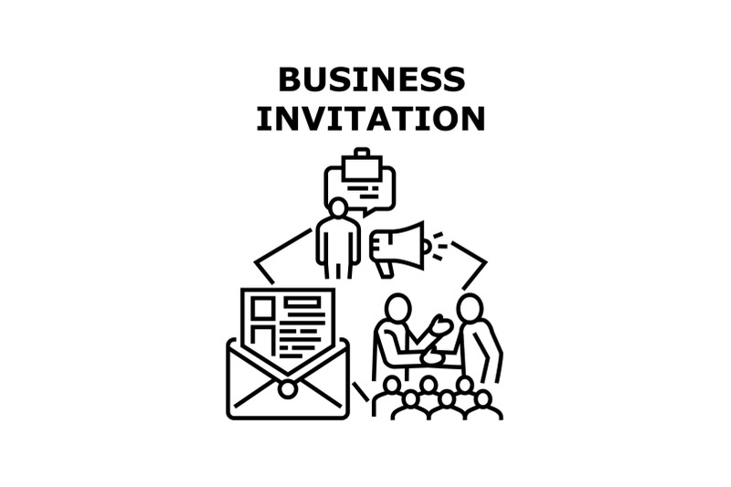 business-invitation-icon-vector-illustration