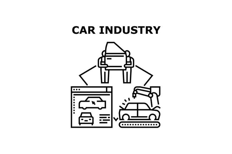 car-industry-vector-concept-black-illustration