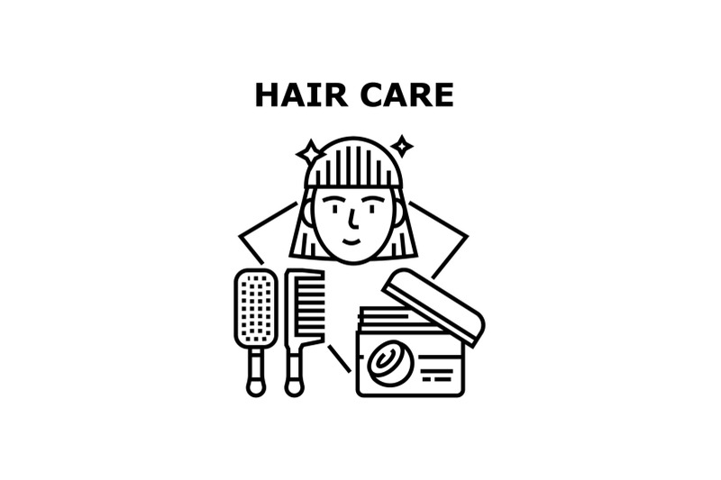 hair-care-tool-vector-concept-black-illustration