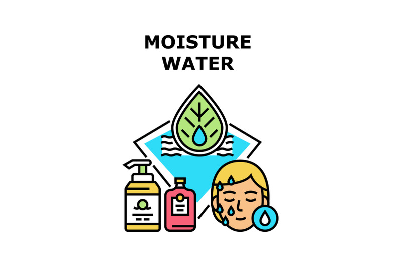 moisture-water-vector-concept-color-illustration