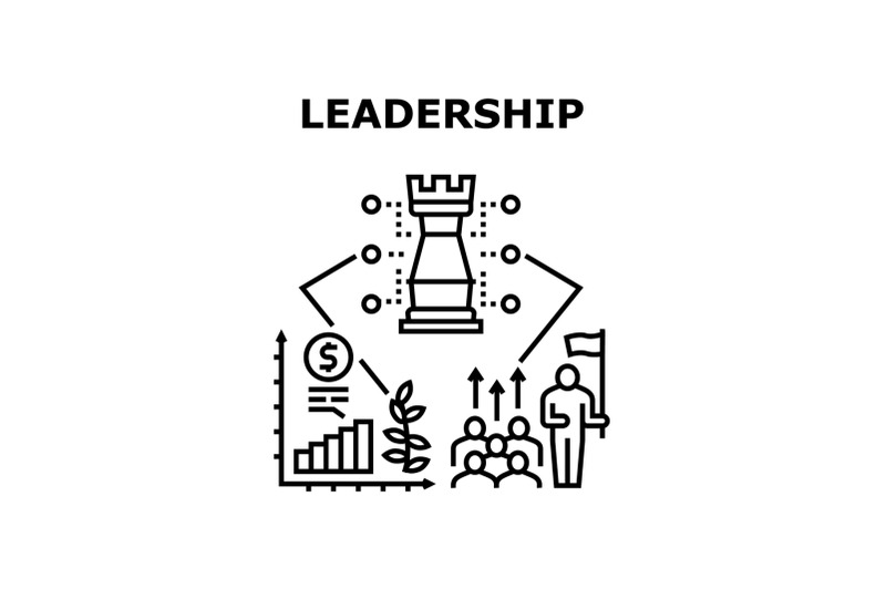 leadership-skill-vector-concept-black-illustration