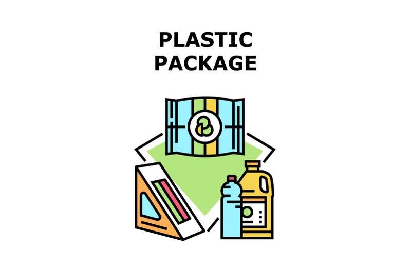 plastic-package-vector-concept-color-illustration