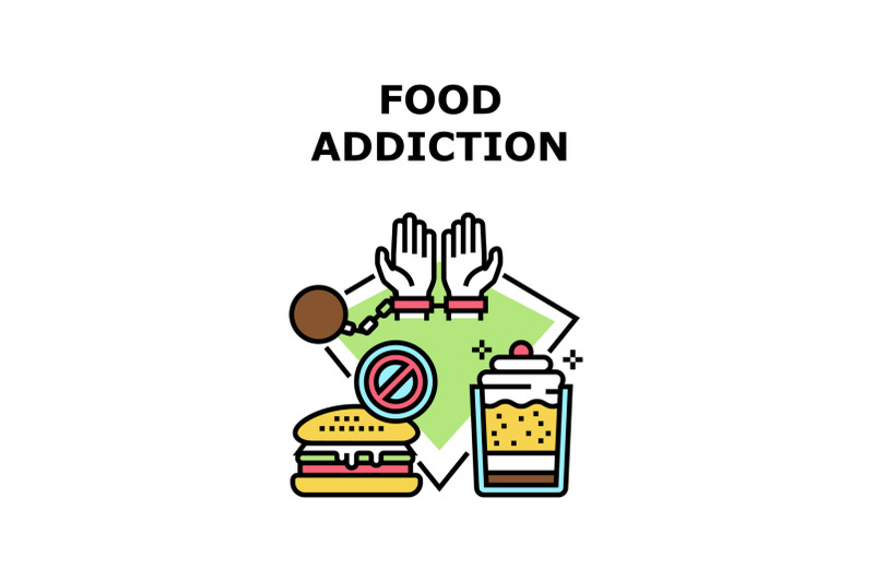 food-addiction-vector-concept-color-illustration