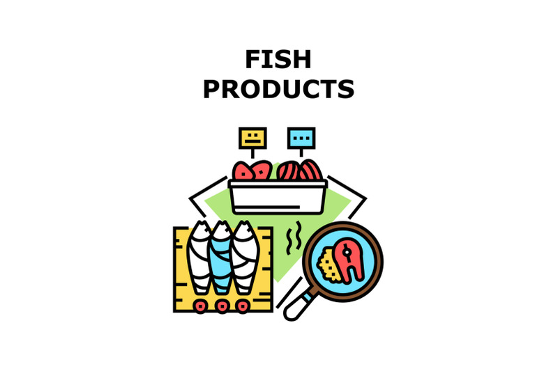 fish-products-vector-concept-color-illustration