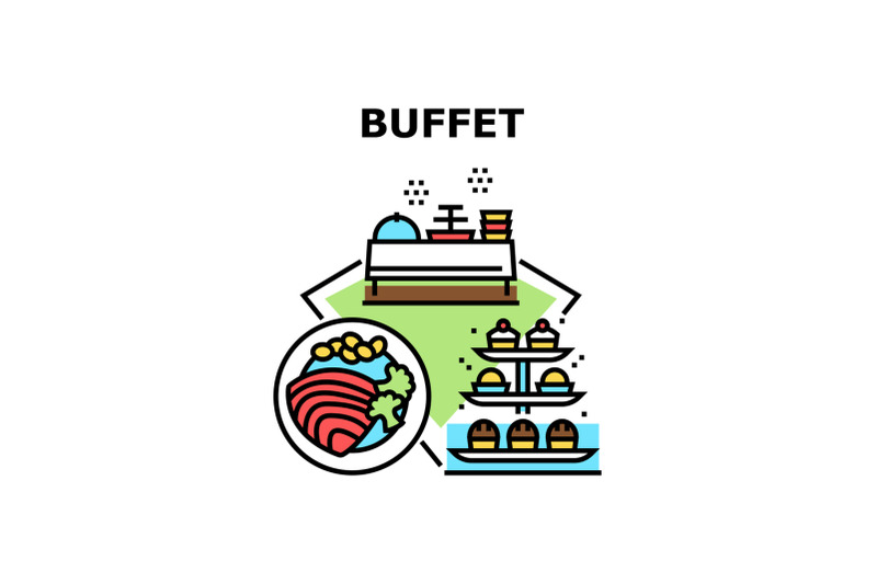 buffet-food-vector-concept-color-illustration