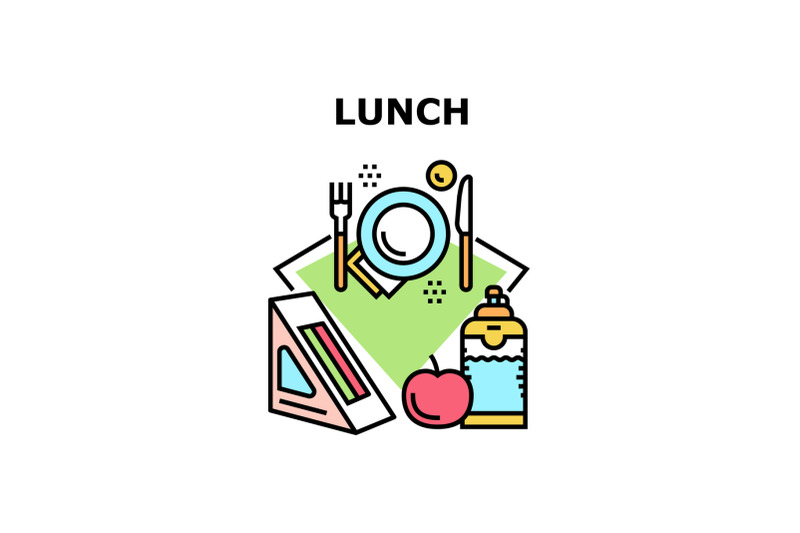 lunch-snack-vector-concept-color-illustration