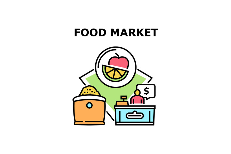 food-market-vector-concept-color-illustration