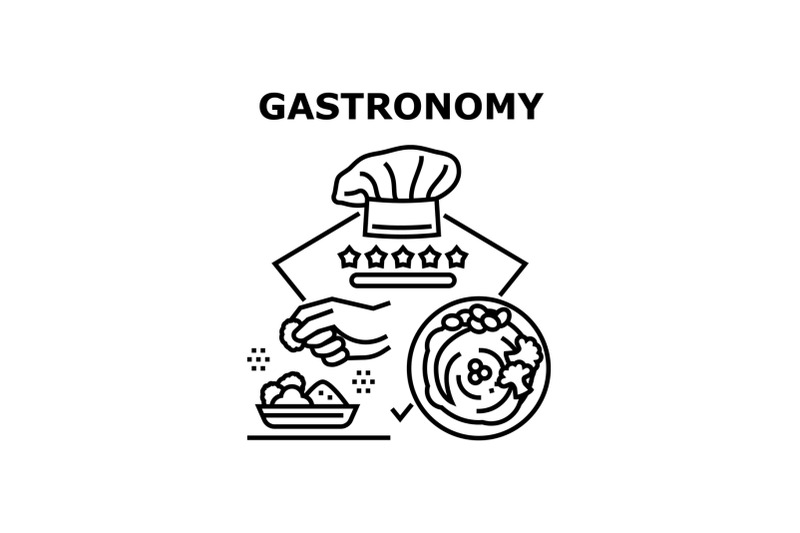 gastronomy-icons-vector-illustrations