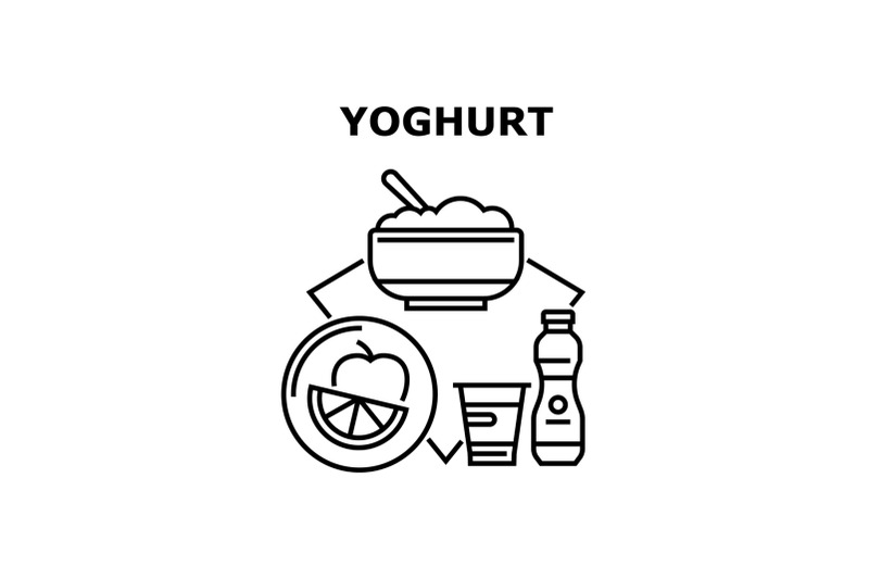 yoghurt-icons-vector-illustrations