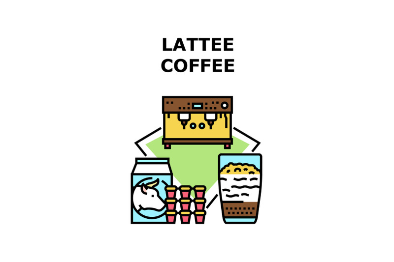 latte-coffee-icon-vector-illustration