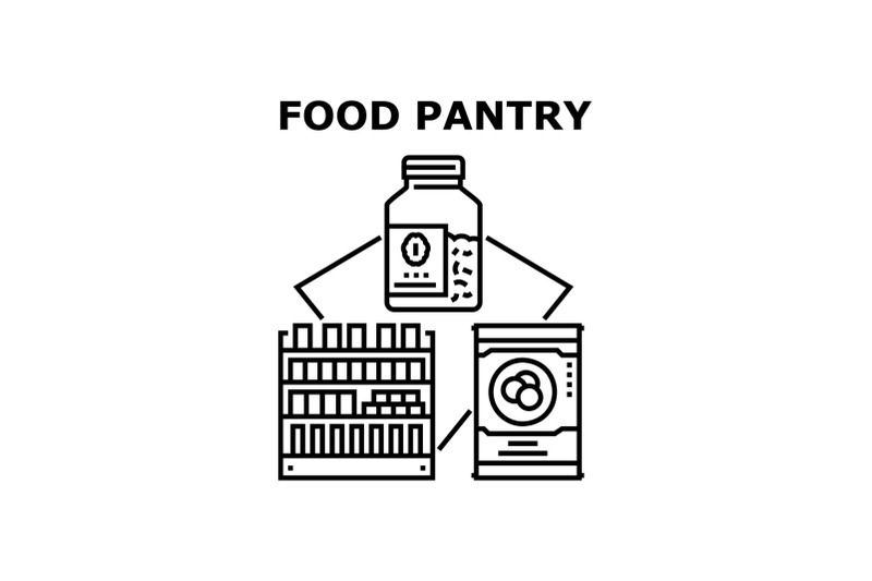 food-pantry-icon-vector-illustration