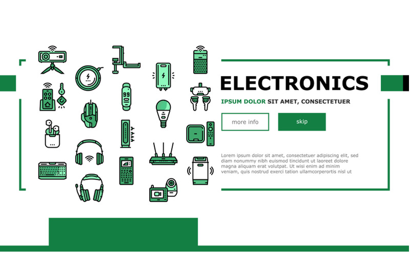 electronics-digital-technology-landing-header-vector