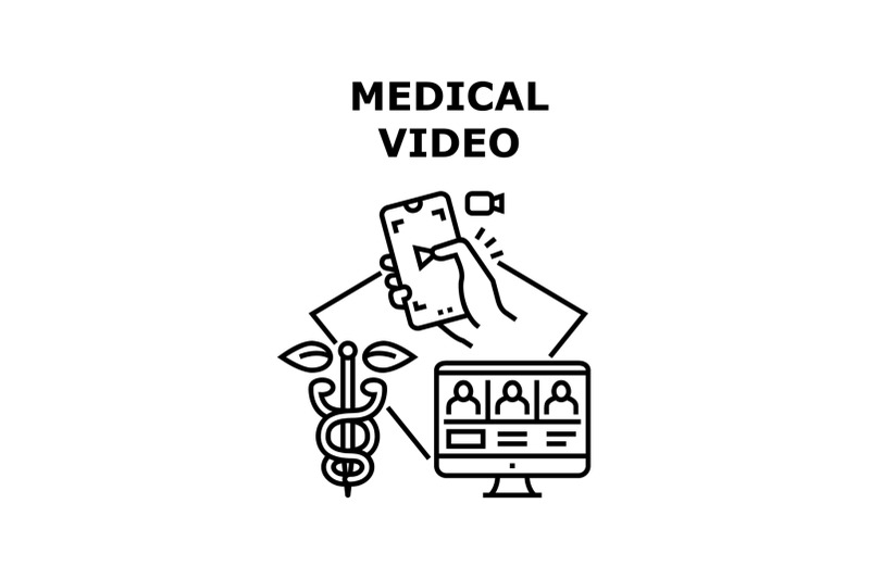 medical-video-icon-vector-illustration