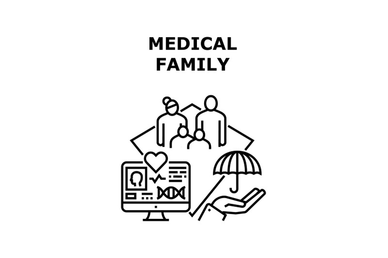 medical-family-icon-vector-illustration