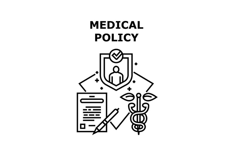 medical-policy-icon-vector-illustration