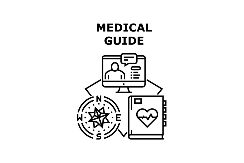 medical-guide-icon-vector-illustration