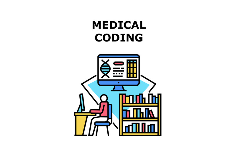 medical-coding-icon-vector-illustration