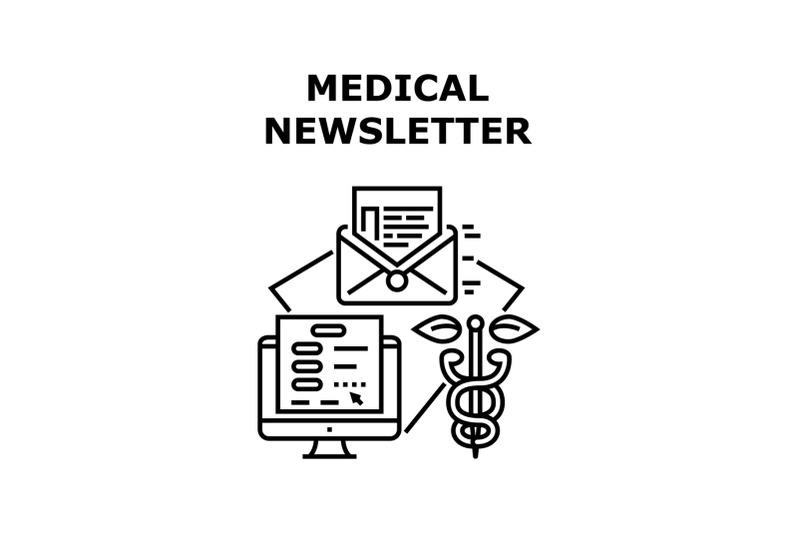 medical-newsletter-icon-vector-illustration