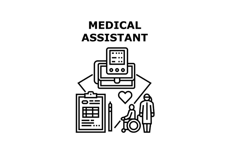 medical-assistant-icon-vector-illustration